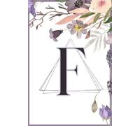 Monogram Letter F Journal: Beautiful, personalized notebook for you, friends, family, or as a gift for anyone! Wonderfully compact for day-to-day ideas, notes, or lists!