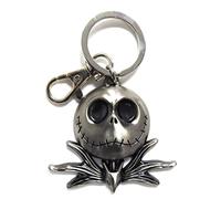 Monogram Nightmare Before Christmas - Portachiavi in peltro con testa di Jack