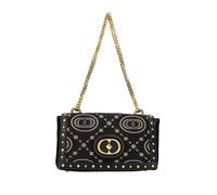 MONOGRAM SHOULDER BAG JACQUARD Borse a spalla o tracolla LA CARRIE Donna Nero AB