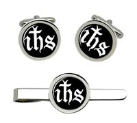 Monogramma Di Gesù Chrismon Gemelli E Fermacravatta Set