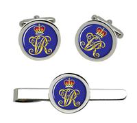 Monogramma Di Regina Vittoria Gemelli E Fermacravatta Set