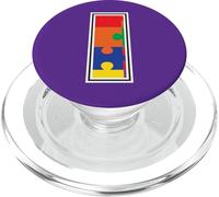 Monogramma I in pezzi di puzzle multicolore V2 PopSockets PopGrip per MagSafe