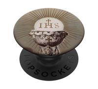 Monogramma IHS per la Prima Comunione Eucaristia PopSockets PopGrip Adesivo