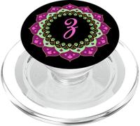 Monogramma Mandala Ispirato Ultima Lettera di Al PopSockets PopGrip per MagSafe