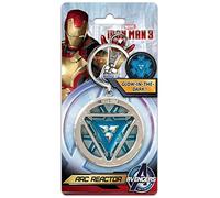 Monogramma Marvel Iron Man Arc Reactor - Anello chiave in peltro
