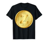 Monogramma Z Iniziale Personalizzato Criptovaluta Crypto Coin Maglietta