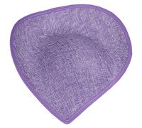 MONOJLY Base per cappello in sinamay a goccia, piattino in sinamay fai da te, con tesa rovesciata, base per fascinator, base per modisteria, base in sinamay