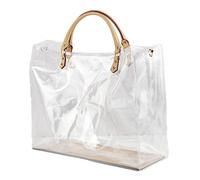 MONOJLY Borsa in PVC trasparente fai da te Tote Bag Making Kit Borse regalo fatte a mano Accessori artigianali Set di attrezzi per feste di compleanno