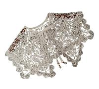 MONOJLY Colletto falso, colletto falso, pizzo scavato, colletto rimovibile, facile da indossare, da donna, colletto ricamato, scollo in pizzo Venise