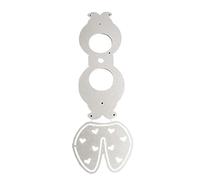 MONOJLY Fustelle in metallo a forma di coccinella per lecca-lecca fai da te, stencil per goffratura, scrapbooking, foto