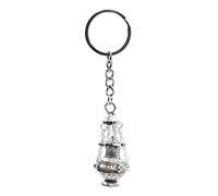 MONOJLY Incenso cristiano per portachiavi in lega incensiere per portachiavi ornamento fascino per auto chiesa borsa decorazione souvenir