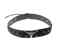MONOJLY Nastro per cappelli, cappelli di paglia, fascia per cappelli di perline, cappello da cowboy, cappello western, cinturino, cappello americano, cappello da rancher