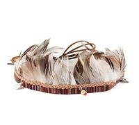 MONOJLY Nastro per cappelli, cappelli di paglia, fascia per cappelli di perline, cappello da cowboy, cappello western, cinturino, cappello americano, cappello da rancher