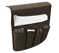 MONOJLY Organizzatore per braccioli per Divano con 5 Tasche Vassoio portabicchieri Divano Poltrona Borsa portaoggetti appesa per TV Telecomando Cellulare