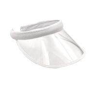 MONOJLY Visiere trasparenti in plastica colorata trasparente SunVisor Protezioni UV Visiere da donna Cappello da sole estivo Visiere da golf Visiere da golf