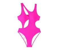 Monokini patchwork giallo da donna - costume da bagno push up coppe, Pnnrk Caldo, M