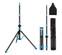 Monolight-CS038 - Treppiede per luce fotografica, resistente, 132,3 x 26,9 x 8,9 cm, portatile, pieghevole, per studio live streaming, luce ad anello