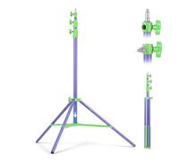 Monolight-CS044 - Treppiede per luce fotografica, resistente, 132,3 x 26,9 x 8,9 cm, portatile, pieghevole, per studio live streaming, luce ad anello