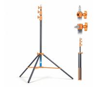 Monolight-CS045 - Treppiede per luce fotografica, resistente, 132,3 x 26,9 x 8,9 cm, portatile, pieghevole, per studio live streaming, luce ad anello