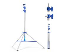 Monolight-CS046 - Treppiede per luce fotografica, resistente, 132,3 x 26,9 x 8,9 cm, portatile, pieghevole, per studio live streaming, luce ad anello