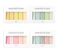 Monolike Color Palette Sticky Grid 500 C Set 4p - Blocco note autoadesivo 30 fogli