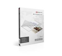 monolith - Fogli per plastificazione A3 80 mic, confezione da 100 | Lucido, trasparente, per la plastificazione di documenti e foto