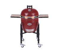 MONOLITH KAMADO CLASSIC PRO-SERIE 2.0 RED CON CARRELLO barbecue a carbone