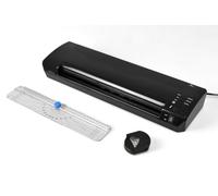 monolith - Laminatrice per formati DIN A3 con 2 rulli riscaldanti | Laminazione a caldo e a freddo, con taglierina per carta e arrotondatore per angoli inclusi