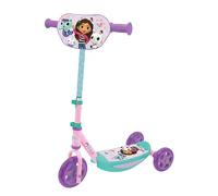 Smoby - Monopattino Gabby's Dollhouse - 3 ruote - Manubrio regolabile in altezza - Pedana antiscivolo - Struttura robusta - Leggero e trasportabile - Dai 3 anni in su