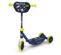 Monopattino 3 ruote per bambini da 2 a 4 anni con struttura in metallo e pedana antiscivolo - 20 kg di capacità massima - blu