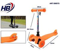 MONOPATTINO 3 RUOTE PER BAMBINO/BAMBINA ALTEZZA REGOLABILE CON LUCI LED E FRENO