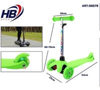 MONOPATTINO 3 RUOTE PER BAMBINO/BAMBINA ALTEZZA REGOLABILE CON LUCI LED E FRENO