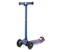 Monopattino 3 ruote Telescopico Max 70Kg Micro Maxi Deluxe Blu