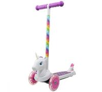 Mondo Toys - UNICORNO 3D SCOOTER Monopattino Baby 3 ruote con freno di sicurezza posteriore per bambini da 3 anni