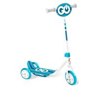 Monopattino a 3 ruote SKIDS Control unisex regolabile in altezza. Ampio vassoio antiscivolo. Manici anti-pizzico. Ruote in PVC. Piatto decorato, blu