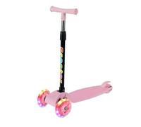 Monopattino A Spinta Per Bambini | Monopattino Pieghevole | Con Tre Ruote Luci LED Lampeggianti Per Età 2-8 Anni Unisex Passeggiate Pendolarismo Viaggi Campeggio Escursioni Casa
