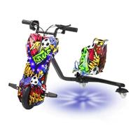 Monopattino A Tre Ruote Da Drift Per Bambini Dagli 8 Anni In Su, Veicolo A Tre Ruote Per Drifting Con Sedile Regolabile, Bicicletta A Pedali Per Drifting, Ideale Per La Casa 关键词：(I,8IN)