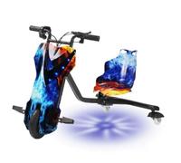 Monopattino A Tre Ruote Da Drift Per Bambini Dagli 8 Anni In Su, Veicolo A Tre Ruote Per Drifting Con Sedile Regolabile, Bicicletta A Pedali Per Drifting, Ideale Per La Casa 关键词：(C,6.5IN)