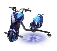 Monopattino A Tre Ruote Da Drift Per Bambini Dagli 8 Anni In Su, Veicolo A Tre Ruote Per Drifting Con Sedile Regolabile, Bicicletta A Pedali Per Drifting, Ideale Per La Casa 关键词：(H,8IN)