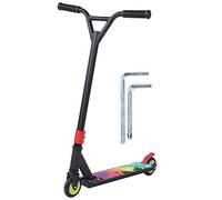 Monopattino acrobatico leggero e di alta qualità, set per adulti con ruote in PU da 100 mm e cuscinetti ABEC-7, monopattino nero ideale per gli spostamenti quotidiani, i viaggi e