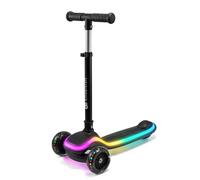 Monopattino a tre ruote con LED RAKET nero