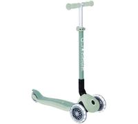 Monopattino bambino Globber Primo Foldable Plus 3 ruote LED verde chiaro