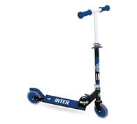 Mondo Toys - INTER ALU SCOOTER Monopattino 2 ruote pieghevole in alluminio con pedana extra grip e manubrio regolabile per bambini - 28762