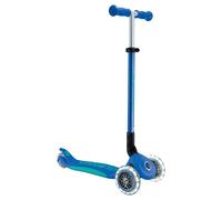 Monopattino classico Globber Primo pieghevole 3 ruote 50 kg blu scuro