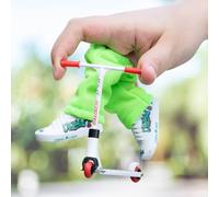 Monopattino Ditos, Giocattoli Skateboard Metallo, Mini Monopattini Accessoris Fingerboard Con Pantaloni E Scarpe, Tiny Trick Skateboard Ditos Giocattoli Allenamento Gadget Feste, Per Adulti E Bambini