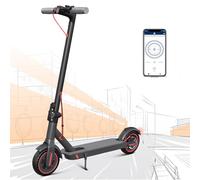 Monopattino Elettrico Adulto, 8.5"/ 10"Scooter Elettrico Pieghevole con Motore 350W e Batteria 36V 10.4Ah, 20-35Km di Autonomia, Velocità fino a 25KM/H, APP Controllo
