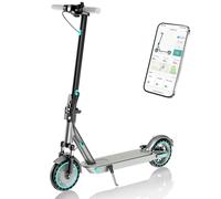 Monopattino Elettrico Adulto, Scooter Elettrico Pieghevole 350W/500W, Batteria 36V 10.5Ah, Autonomia di 30-35KM, Velocità Massima 25 km/h, Doppia Frenata, Controllo App