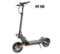Monopattino elettrico con certificazione ABE, JOYOR S5 Pro e S5, pneumatici da 10 pollici, batteria da 48 V 26 Ah e 48 V 13 Ah, motore da 500 W, velocità massima 25 km/h, autonomia 70-100 km - Nero Ba