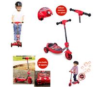 Monopattino Elettrico e a Spinta Bambini Disney Cars con Bolle di Sapone