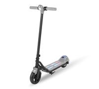 Monopattino elettrico per bambini dagli 8 ai 12 anni, motore da 130 W, acceleratore manuale, velocità 5/7/10 MPH, livello batteria a LED e luci colorate, leggero e pieghevole, fino a 40 minuti di